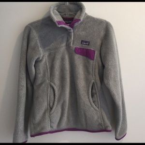 Patagonia - Gray fleece hoodie